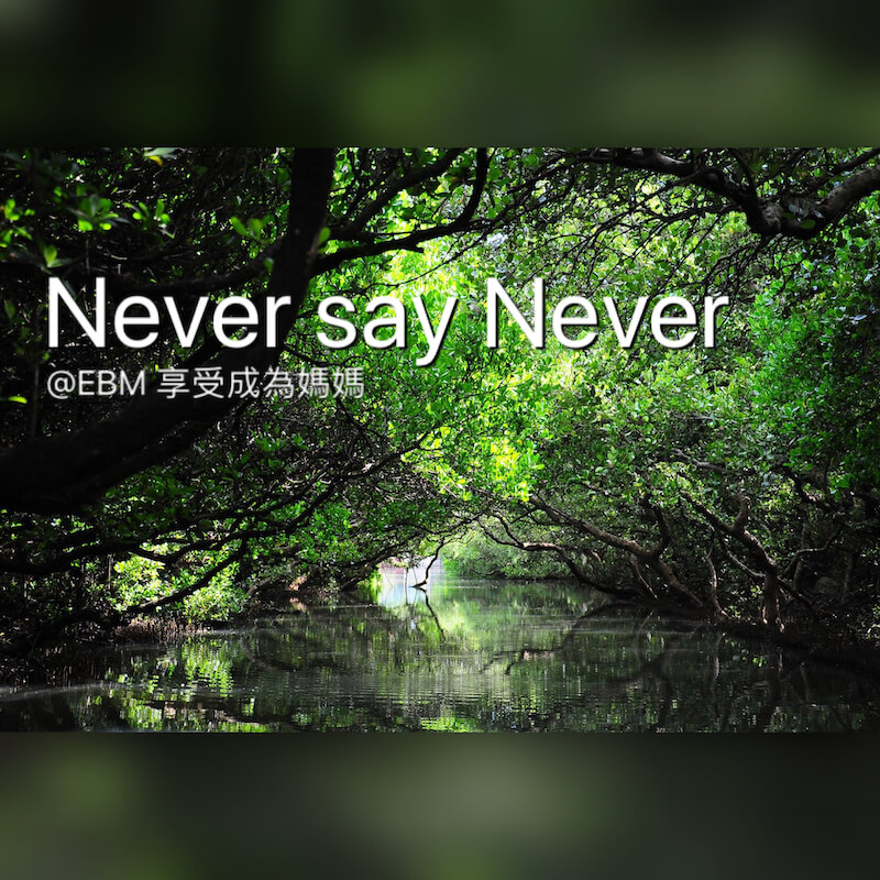 Never say Never